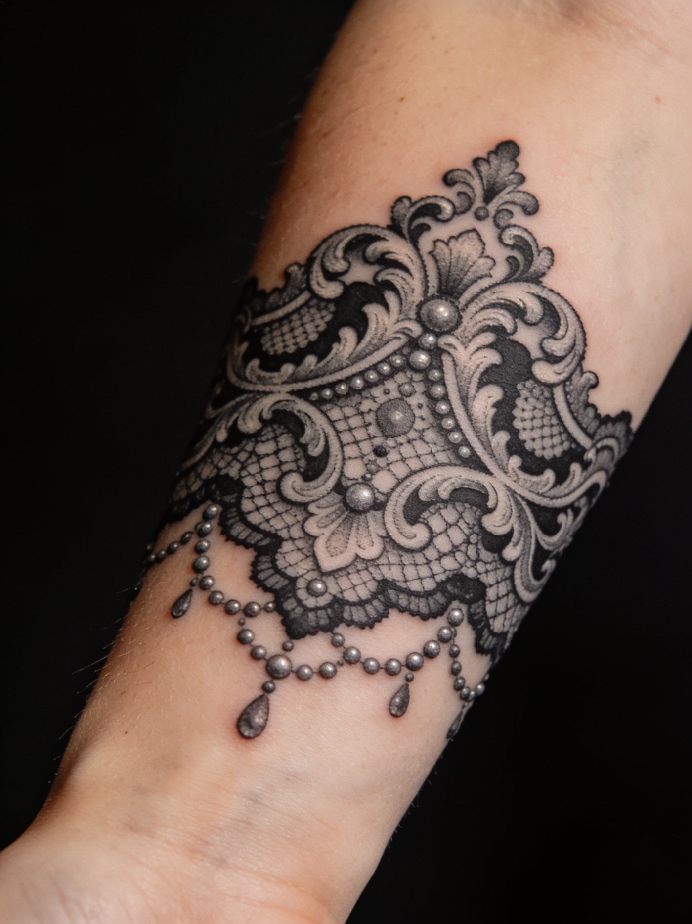 Baroque — Ornamental tattoo, Forearm