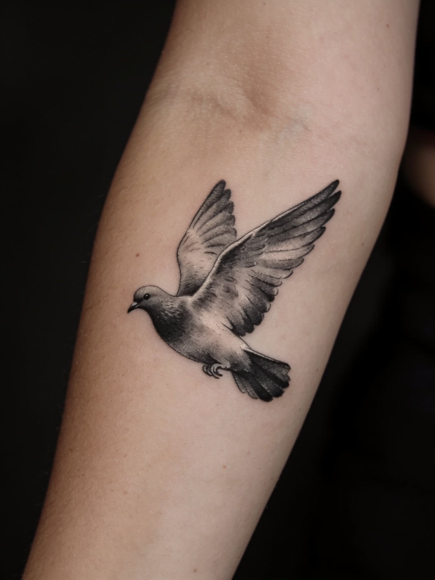Spirit — Religious tattoo, Forearm